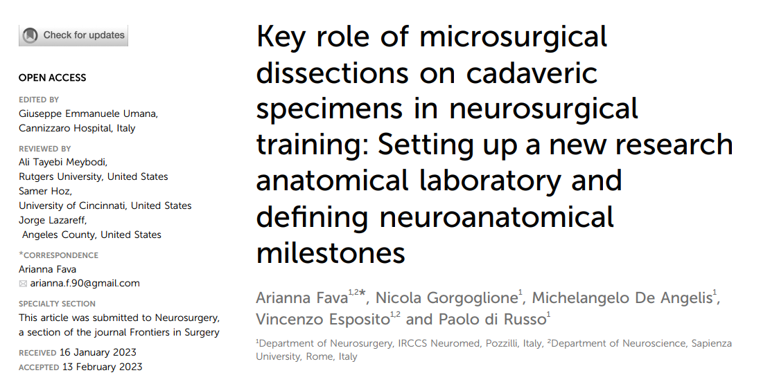 key role of microsugical dossections